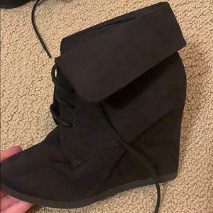 Mossimo Supply Co Black lace up boot